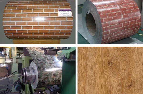 printed colored steel plate